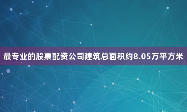 最专业的股票配资公司建筑总面积约8.05万平方米