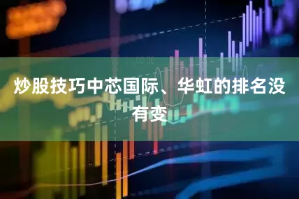 炒股技巧中芯国际、华虹的排名没有变